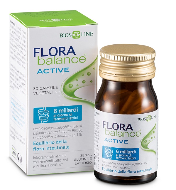 BIOSLINE FLORABALANCE ACTIVE 30 CAPSULE VEGETALI - latuafarmacia.org