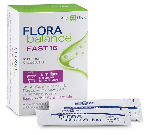 BIOSLINE FLORABALANCE FAST 10 BUSTINE OROSOLUBILI - latuafarmacia.org