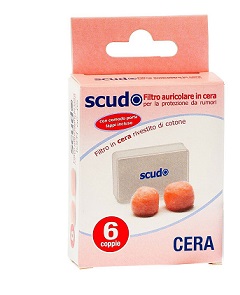 TAPPO AURICOLARE EARPLUG SCUDO IN CERA 6 COPPIE 12 PEZZI ARTICOLO 7EN081 - latuafarmacia.org