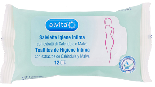 ALVITA SALVIETTE IGIENE INTIMA 12 PEZZI - latuafarmacia.org