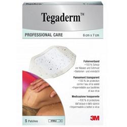 TEGADERM MEDICAZIONE IMPERMEABILE TRASPARENTE 5 PEZZI 6X7 CM - latuafarmacia.org