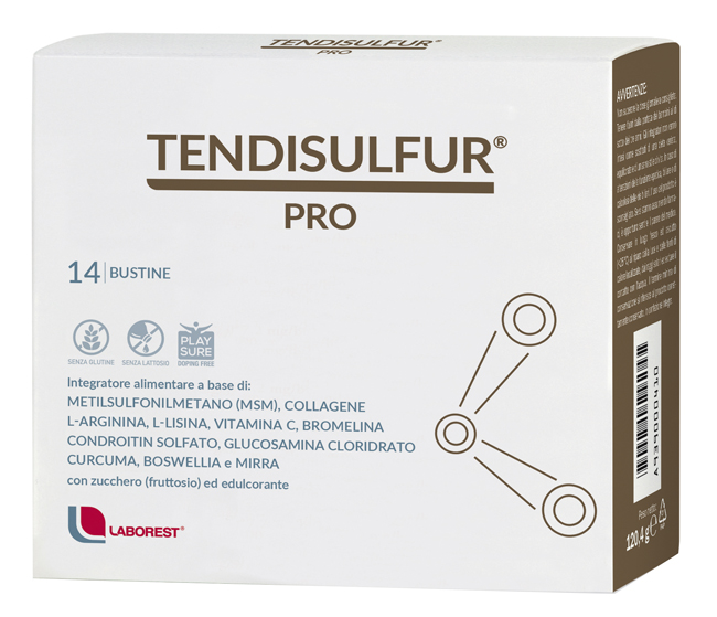 TENDISULFUR PRO 14 BUSTINE DA 8,6G - latuafarmacia.org