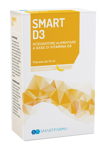 SMART D3 GOCCE 15 ML GUSTO BANANA - latuafarmacia.org