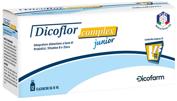 DICOFLOR COMPLEX JUNIOR 12 FLACONI DA 10 ML - latuafarmacia.org