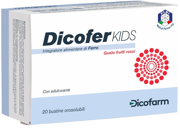 DICOFER KIDS 20 BUSTINE OROSOLUBILI - latuafarmacia.org