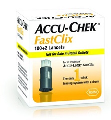 LANCETTE PUNGIDITO ACCU-CHEK FASTCLIX 100 + 2 PEZZI - latuafarmacia.org
