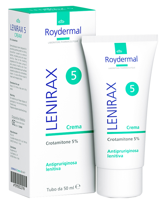 LENIRAX 5 CREMA DERMATOLOGICA CROTAMITONE 5% 50 ML - latuafarmacia.org