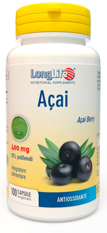 LONGLIFE ACAI 100 CAPSULE VEGETALI - latuafarmacia.org