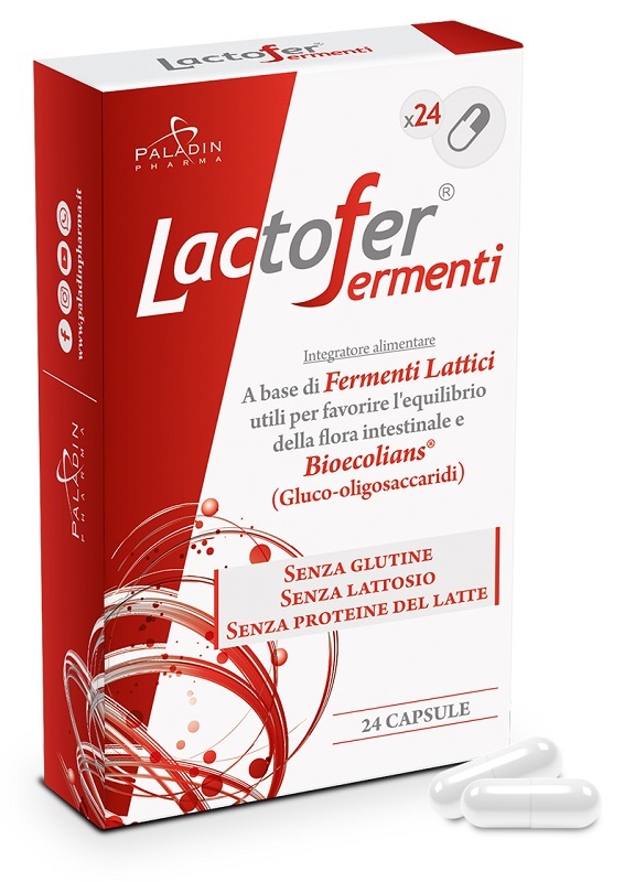 LACTOFER FERMENTI 24 CAPSULE - latuafarmacia.org