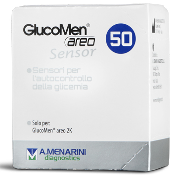 STRISCE MISURAZIONE GLICEMIA GLUCOMEN AREO SENSOR 50 PEZZI - latuafarmacia.org
