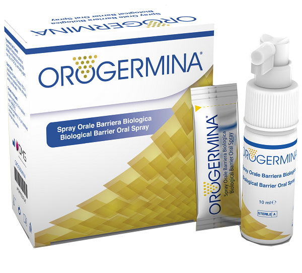 OROGERMINA SPRAY ORALE 2 FLACONI X 10 ML + 2 BUSTINE 1,15 G DI LIOFILIZZATO + 2 NEBULIZZATORI ORALI - latuafarmacia.org