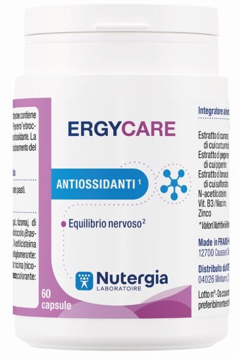 NUTERGIA ERGYCARE 60 CAPSULE - latuafarmacia.org