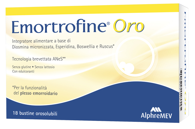 EMORTROFINE ORO 18 BUSTINE DA 3 G - latuafarmacia.org
