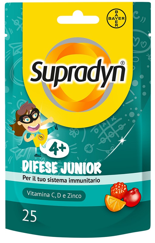 SUPRADYN DIFESE JUNIOR 25 CARAMELLE GOMMOSE - latuafarmacia.org