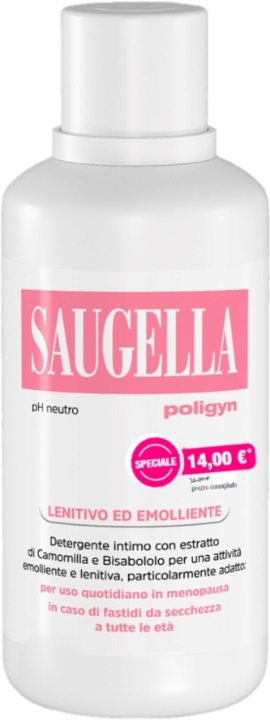 SAUGELLA POLIGYN PH NEUTRO LENITIVO ED EMOLLIENTE 500 ML TAGLIO PREZZO - latuafarmacia.org