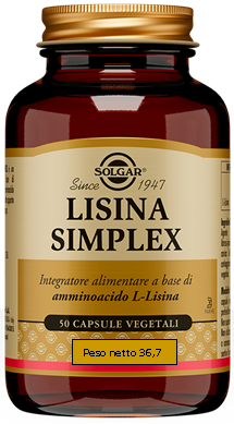 LISINA SIMPLEX 50 CAPSULE VEGETALI - latuafarmacia.org