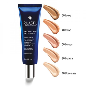 RILASTIL MAQUILLAGE FONDOTINTA RIEQUILIBRANTE MATTIFIANT 10 30 ML - latuafarmacia.org