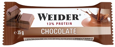 WEIDER FITNESS BARRETTA CIOCCOLATO 35 G - latuafarmacia.org