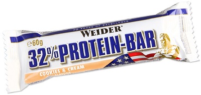 WEIDER 32% PROTEIN BARRETTA COOKIES 60 G - latuafarmacia.org