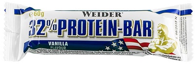 WEIDER 32% PROTEIN BARRETTA  VANIGLIA 60 G - latuafarmacia.org