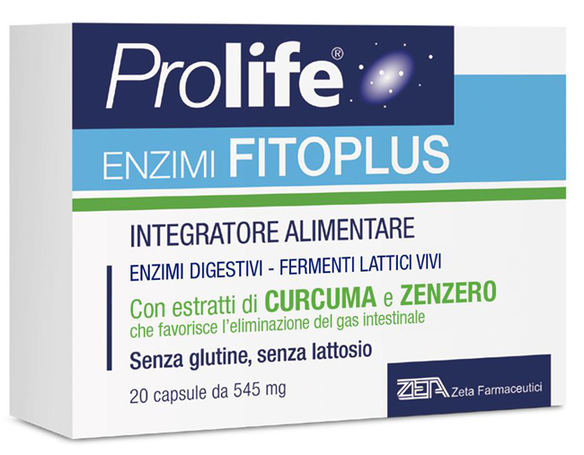 PROLIFE ENZIMI FITOPLUS 20 CAPSULE - latuafarmacia.org