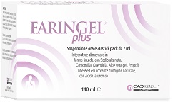 FARINGEL PLUS 20 STICK PACK 7 ML - latuafarmacia.org