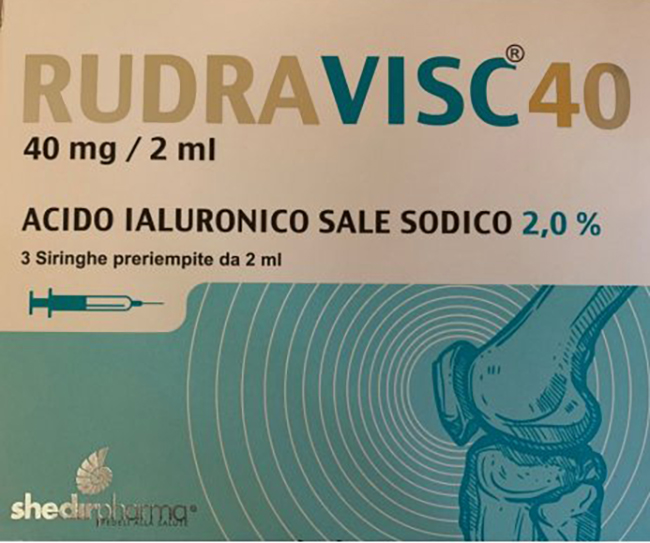 SIRINGA INTRA-ARTICOLARE RUDRAVISC 40 HC ACIDO IALURONICO SALE SODICO 40 MG 2 ML 3 PEZZI - latuafarmacia.org