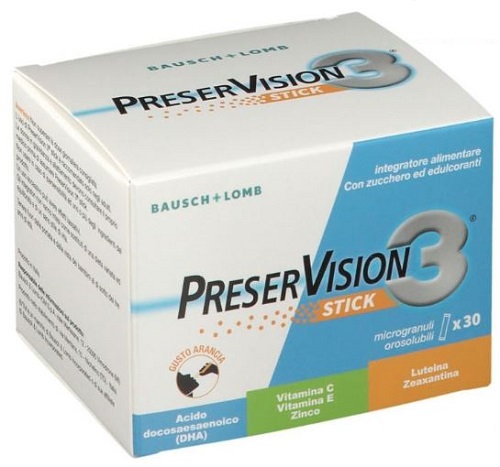 PRESERVISION 3 30 STICK OROSOLUBILI DA 2 G - latuafarmacia.org
