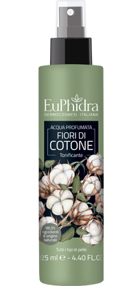 EUPHIDRA ACQUA PROFUMATA COTONE IN FLACONE CON ETICHETTA POMPA SPRAY - latuafarmacia.org
