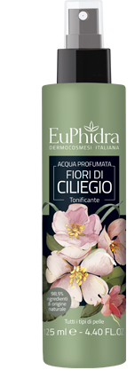 EUPHIDRA ACQUA PROFUMATA CILIEGIO IN FLACONE CON ETICHETTA POMPA SPRAY - latuafarmacia.org