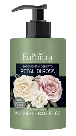 EUPHIDRA SAPONE LIQUIDO MANI ROSA IN FLACONE CON ETICHETTA DISPENSER - latuafarmacia.org