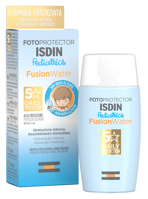 FOTOPROTECTOR PEDIATRICS FUSION WATER SPF50 - latuafarmacia.org