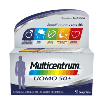 MULTICENTRUM UOMO 50+ 60 COMPRESSE - latuafarmacia.org