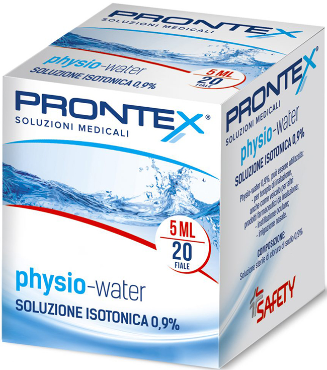 SOLUZIONE FISIOLOGICA PRONTEX PHYSIO ISOTONIC 20 FIALE DA 5 ML - latuafarmacia.org