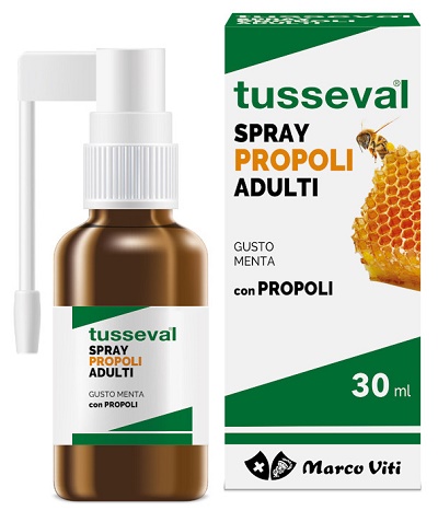 TUSSEVAL GOLA PROPOLI SPRAY PER ADULTI 30 ML - latuafarmacia.org