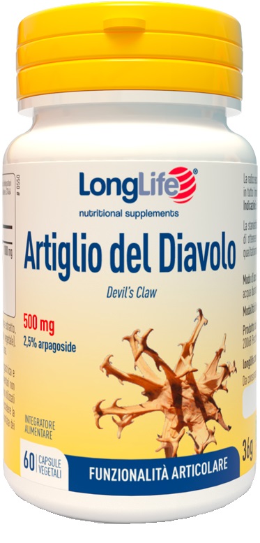 LONGLIFE ARTIGLIO DEL DIAVOLO 2% 60 CAPSULE - latuafarmacia.org