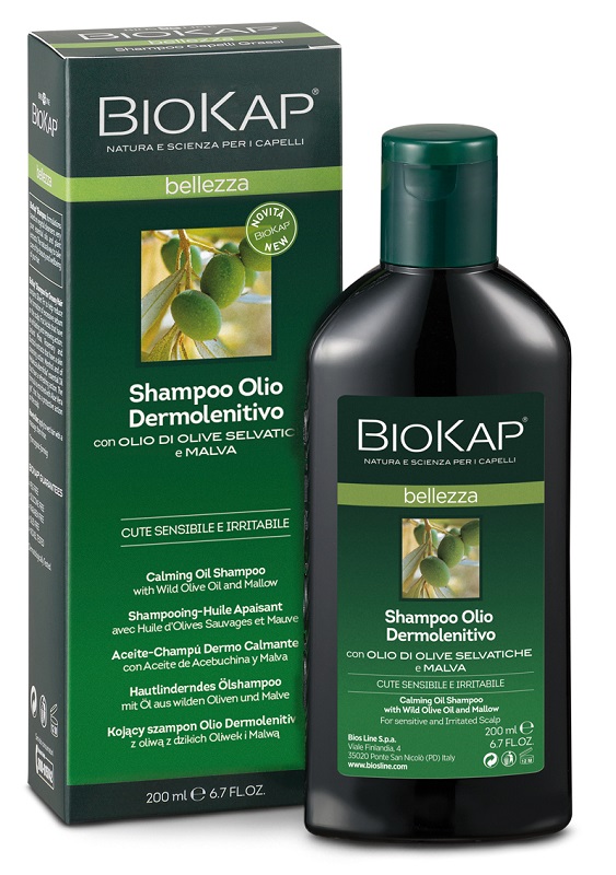 BIOKAP BELLEZZA SHAMPOO OLIO DERMOLENITIVO 200 ML BIOSLINE - latuafarmacia.org