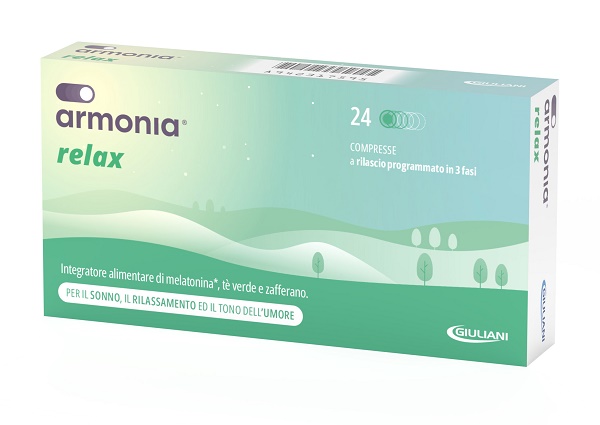 ARMONIA RELAX 1 MG A BASE DI MELATONINA 24 COMPRESSE - latuafarmacia.org