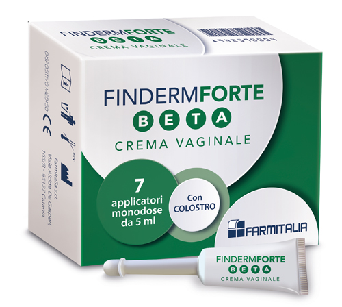 FINDERM FORTE BETA CREMA VAGINALE 7 APPLICATORI MONOUSO 5 G - latuafarmacia.org