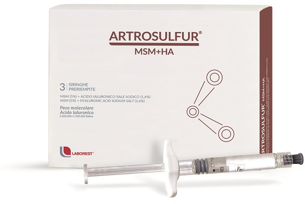 ARTROSULFUR MSM+HA SIRINGHE PRERIEMPITE INTRA-ARTICOLARI ACIDO IALURONICO 2 ML - latuafarmacia.org