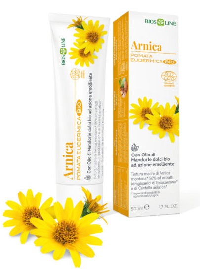 BIOSLINE ARNICA POMATA EUDERMICA BIO CERT ECOCERT 50 ML - latuafarmacia.org