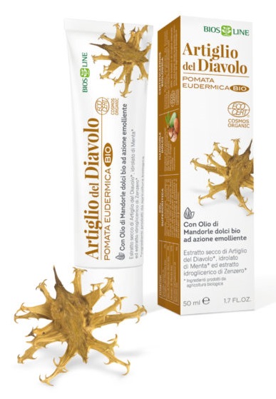 BIOSLINE ARTIGLIO DEL DIAVOLO POMATA EUDERMICA BIO CERT ECOCERT 50 ML - latuafarmacia.org