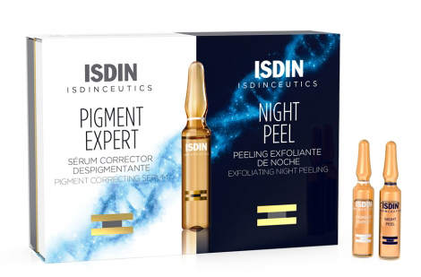 ISDINCEUTICS ROUTINE ANTIMACCHIE ISDINCEUTICS PIGMENT EXPERT 10 FIALE GIORNO + ISDINCEUTICS NIGHT PEEL 10 FIALE NOTTE - latuafarmacia.org