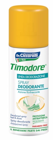 TIMODORE SPRAY DEODORANTE ALLO ZENZERO 150 ML - latuafarmacia.org