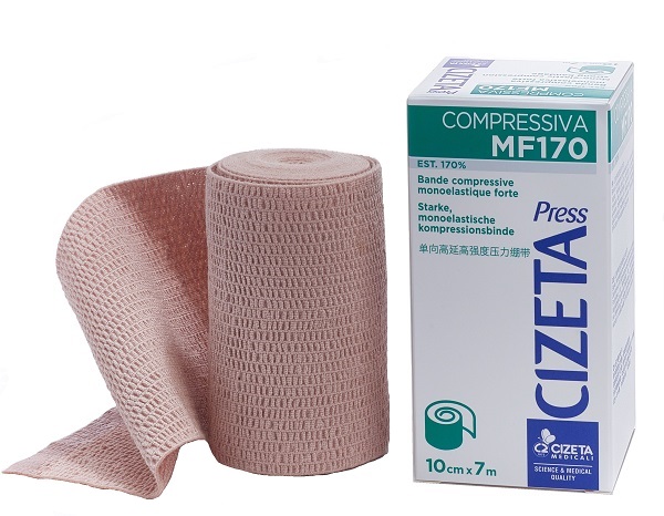 CIZETA PRESS COMPRESSIVA MF170 BENDA MONOELASTICA FORTE EST M 7X10 CM - latuafarmacia.org