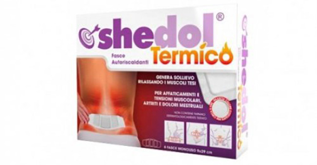 FASCIA AUTORISCALDANTE SHEDOL TERMICO 6 PEZZI - latuafarmacia.org