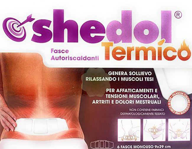 CEROTTO AUTORISCALDANTE SHEDOL TERMICO 6 PEZZI - latuafarmacia.org