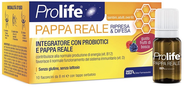 PROLIFE PAPPA REALE 10 FLACONI DA 8 ML - latuafarmacia.org