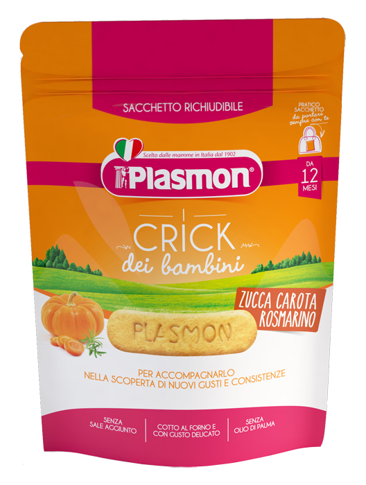 PLASMON CRICK ZUCCA/CARORA/ROSMARINO 100 G - latuafarmacia.org