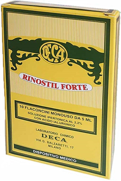 RINOSTIL FORTE SOLUZIONE IPERTONICA 10 FLACONCINI MONOUSO DA 5 ML - latuafarmacia.org
